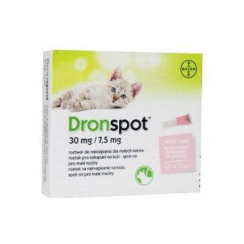 Dronspot Spot-on Cat 30 / 7,5 mg 2 x 0,35 ml