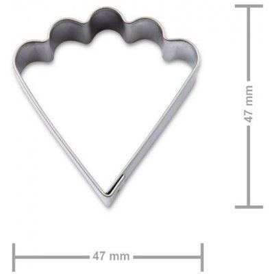 Vykrajovátko vějíř 47x47mm - 1 ks – Hledejceny.cz