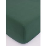 MKLuzkoviny.cz Jersey prostěradlo Classic tmavě zelené 180x200 – Zboží Dáma