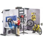 BWORLD Bruder 63120 Cykloservis a prodejna s figurkou – Sleviste.cz