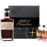 Gold of Mauritius Dark Rum 2 x 0,05 l + 40% 0,8 l (kazeta)