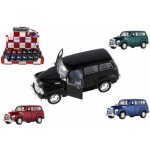 Teddies Auto Kinsmart Chevrolet 1950 Suburban Carryall kov/ 13cm 4 barvy na zpětné natažení 12ks v boxu – Sleviste.cz