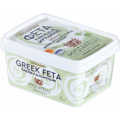 Mystakelli BIO Sýr Feta Mytilinis P.D.O. z Lesbu 400 g – Sleviste.cz