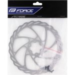 Force Kotouč brzdový Force-4 180 mm, 6 děr, stříbrný – Zboží Dáma