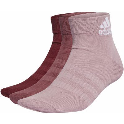 adidas ponožky LIGHT ANK 3PP HE4997 Růžový – Zboží Mobilmania