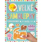 Velké samolepky a omalovánky pro malé ruce Mláďata – Zboží Dáma