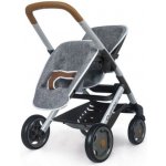 Smoby pre dve bábiky DeLuxe Pastel Maxi Cosi&Quinny Grey s polohovateľnou opierkou SM253204 – Zboží Mobilmania