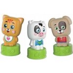 CLEMENTONI BABY Soft Clemmy Hrací sada s knížkou Milá zvířátka – Zboží Živě