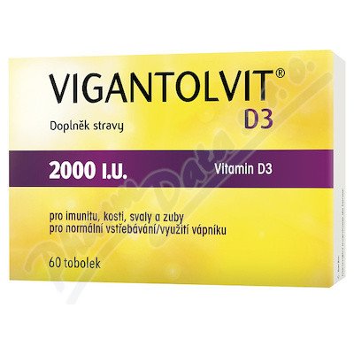Vigantolvit D3 2000 I.U. 60 kapslí