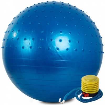 Gymball Rehabilitační fitness míč s pumpou 65 cm modrý – Hledejceny.cz