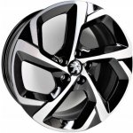 Peugeot 9828110677 18x7.5 5x108 ET49 silver and black – Zboží Mobilmania