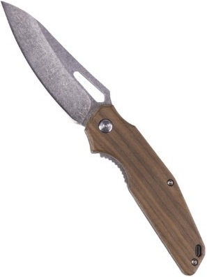 Mil-Tec WOOD FOLDING KNIFE WITH STEEL BLADE