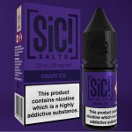 Sic!Salts Salt Grape Ice 10 ml 20 mg – Hledejceny.cz