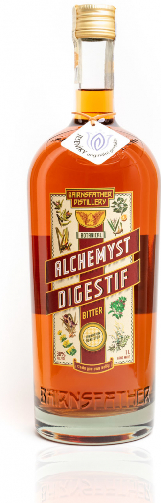 Bairnsfather Alchemyst digestiv 38% 1 l (holá láhev)