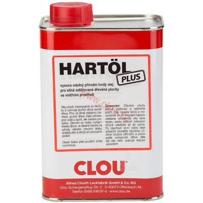 Clou HARTÖL PLUS ( Olej na dřevo se zvýšenou odolností) 1L – HobbyKompas.cz