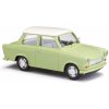 Sběratelský model BUSCH 53106 Auto Trabant P601 Limousine zelený 1:87