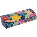 Kožené pouzdro na brýle Květy modré – Zboží Dáma