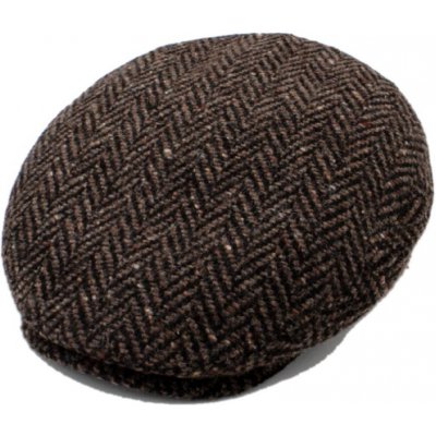 Fiebig Headwear since 1903 Bekovka v rybí kosti z vlněné směsi hnědá 50 % vlna – Hledejceny.cz