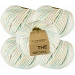 we are knitters Sada 5x příze The Wool – duhová Marshmallow