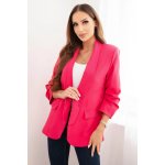 Kesi dámské sako 9165 bez zapínání Modrá – Zboží Dáma