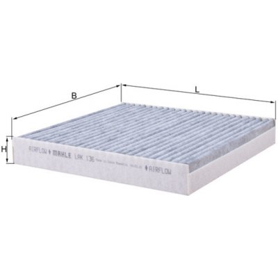 MAHLE ORIGINAL Filtr, vzduch v interiéru LAK136 – Hledejceny.cz