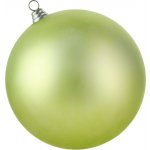 DECOLED Velká vánoční ozdoba 30 cm plastová koule zelená matná – Hledejceny.cz