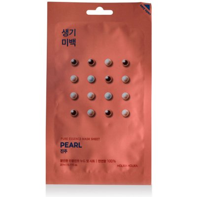 Holika Holika Pure Essence Zesvětlující plátýnková maska s výtažky z perel 20 ml – Zboží Dáma
