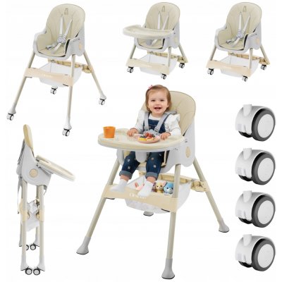 Orsetto 4v1 hnědo-béžová s popruhy – Sleviste.cz