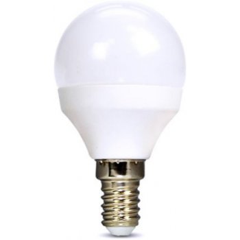 Solight LED žárovka miniglobe 6W E14 3000K 450lm bílé provedení