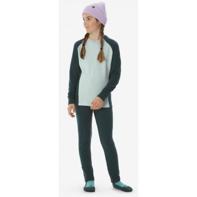 QUECHUA Dětské spodní lyžařské termotričko BL500 Wool zelená – Hledejceny.cz