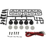 ULTIMATE RACING RC PARTS Kulatá přídavná LED světla černá 5 ks – Hledejceny.cz