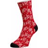 Walkee vánoční ponožky HoHoHo Červená
