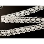Snový svět Paličkovaná krajka lněná polobělená TK0070-25mm – Zboží Dáma