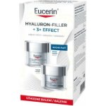 Eucerin Hyalluron Filler + 3× Effect denní krém pro suchou pleť SPF 15 50 ml + Eucerin Hyalluron Filler + 3× Effect vyplňující noční krém 50 ml dárková sada – Zboží Dáma