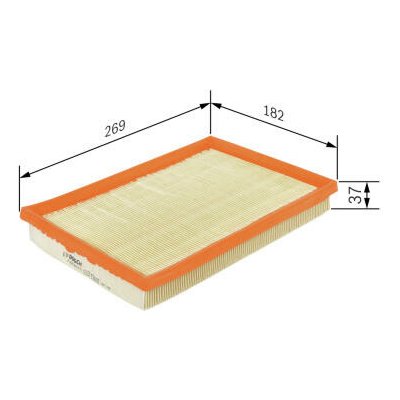 Vzduchový filtr BOSCH F 026 400 415 – Hledejceny.cz