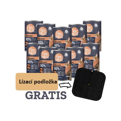 PetRepublic Fine Meat pokrm z hovězího masa 10 x 0,4 kg – Zbozi.Blesk.cz