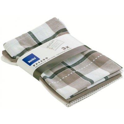 Kela PASADO 65 x 45 cm 3ks šedohnědá – Zboží Dáma