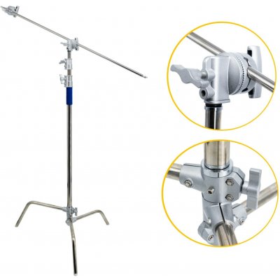 FILM-TECHNIKA Profesionální C-stand + Boom Arm 290C – Sleviste.cz