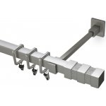 HEBR Garnýž Verona matná stříbrná 160 cm – HobbyKompas.cz