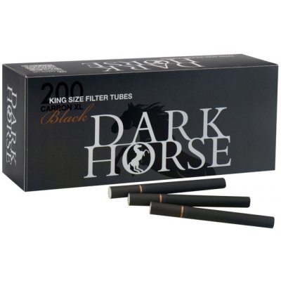 Dark horse cigaretové dutinky carbon black XL filter 24 mm 200 ks – Zbozi.Blesk.cz