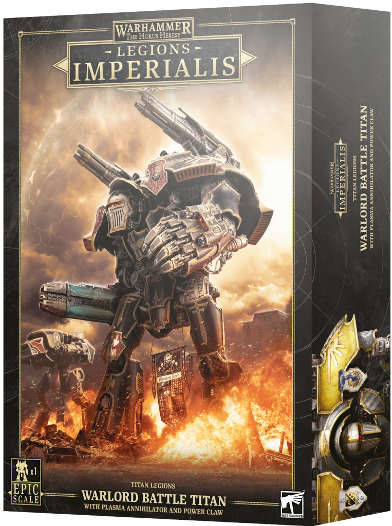 GW Warhammer Legions Imperialis: Warlord Titan With Power Claw And Plasma Annihilator