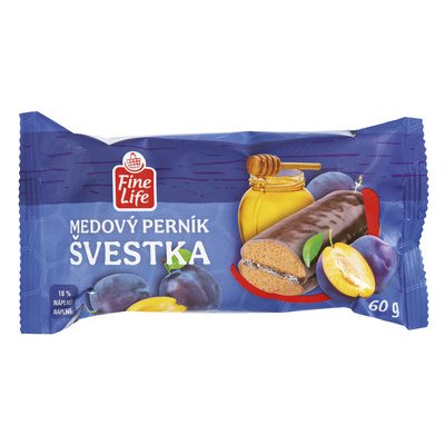 Fine Life Perník švestkový 60 g – Zboží Dáma