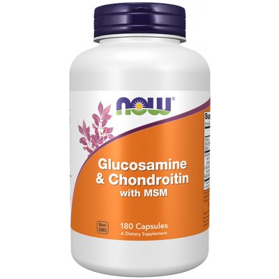 Now Glucosamine & Chondroitin with MSM 180 kapslí – Hledejceny.cz