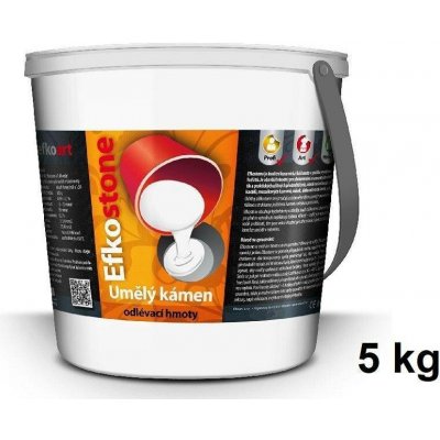 EFKOSTONE - tvrdá odlévací hmota 5 kg – Sleviste.cz