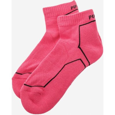 Puma ponožky Performance Quarter Train 2-Pack Neon Pink růžová – Sleviste.cz