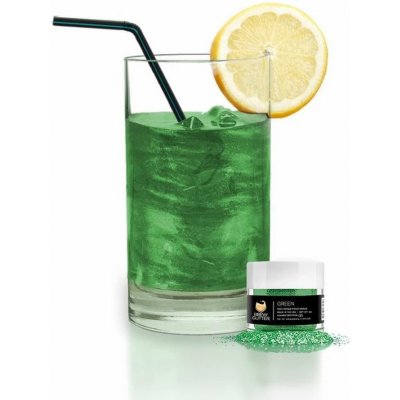 Brew Glitter Jedlé třpytky do nápojů zelené Green 4 g – Zboží Mobilmania