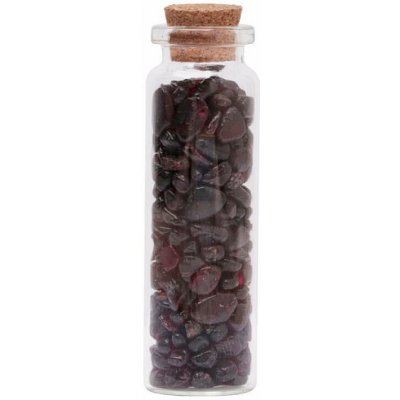 Nefertitis Lahvička s granátem pro lásku, energii a sebedůvěru NF44976 - 2,2 x 7,1 cm – Zboží Dáma