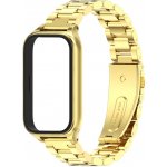VSECHNONAMOBIL 133252 CLASSIC Kovový řemínek + ochranný kryt pro Xiaomi Smart Band 9 Active zlatý – Zboží Živě
