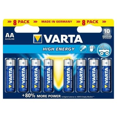 Varta High Energy AA 8ks 4906121418 – Zbozi.Blesk.cz