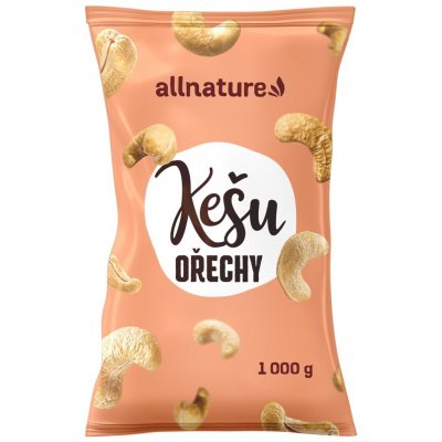 Allnature Kešu jádra Bio 1000 g – Zbozi.Blesk.cz